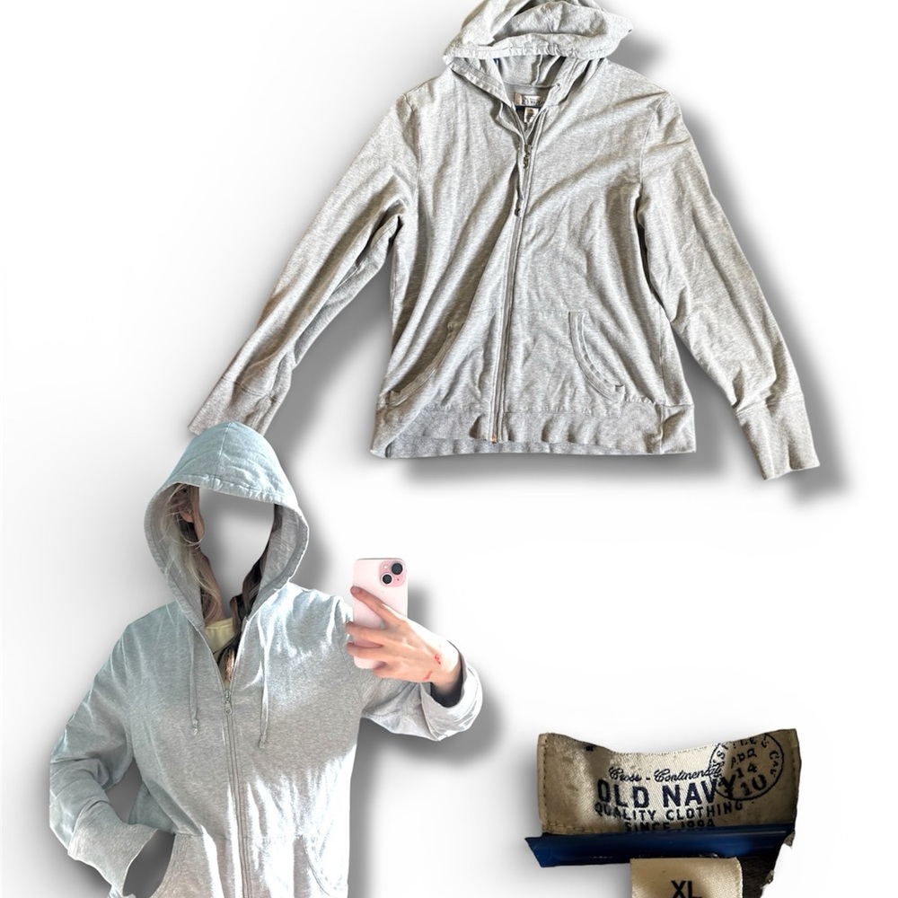 Old Navy Light Gray Hoodie